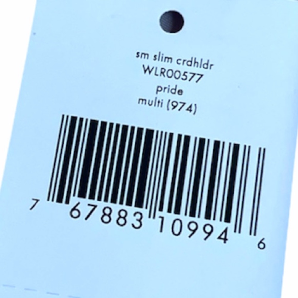 Kate Spade Rainbow Small Slim Card Holder - Picture 5 of 6